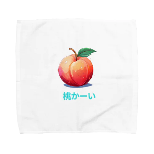 「桃かーい」Tシャツ Towel Handkerchief