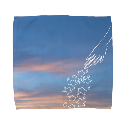 きょうの空_20230828_星 Towel Handkerchief