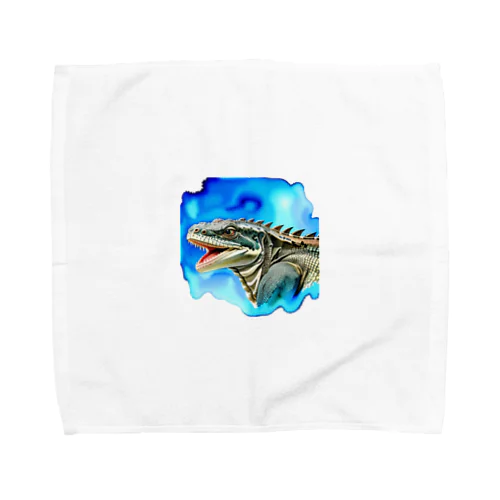 迫るオオトカゲ🦎 Towel Handkerchief