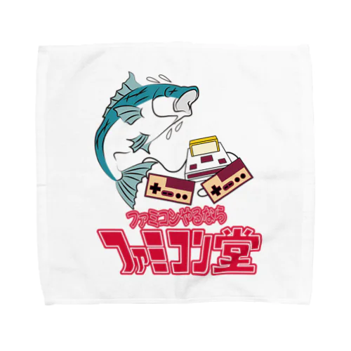 ファミコン堂　オサカナ店長 Towel Handkerchief