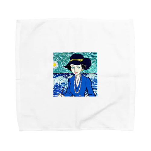 ココシャネル、ゴッホの世界に行ってみた Towel Handkerchief