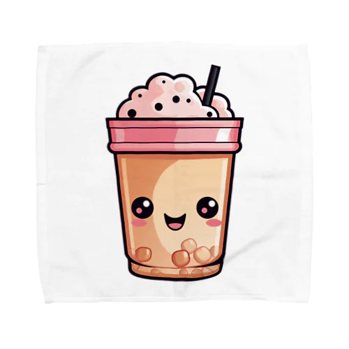 タピオカミルクティー Towel Handkerchief