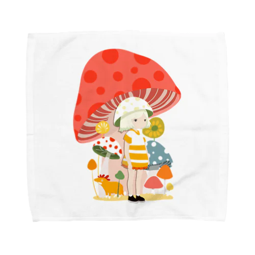 キノコ少女 Towel Handkerchief