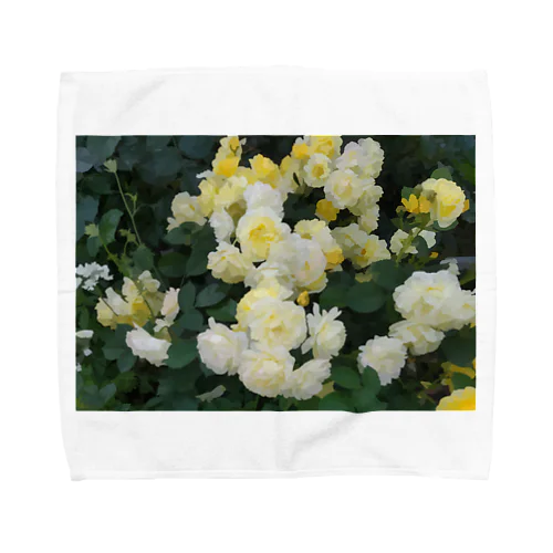 黄色い薔薇の花 Towel Handkerchief