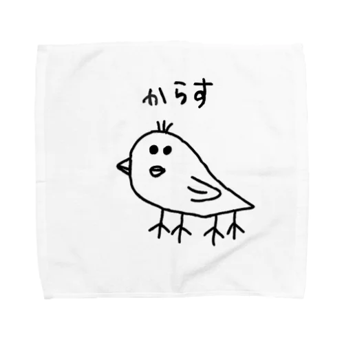 美からす Towel Handkerchief