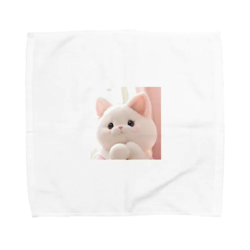 おねがいネコちゃん Towel Handkerchief