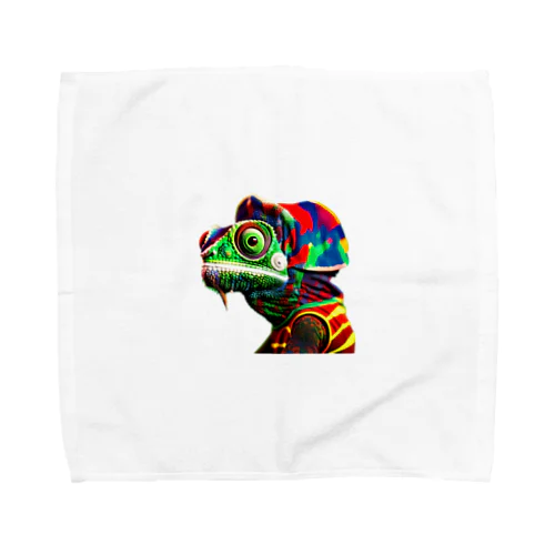 レゲェカメレオン Towel Handkerchief