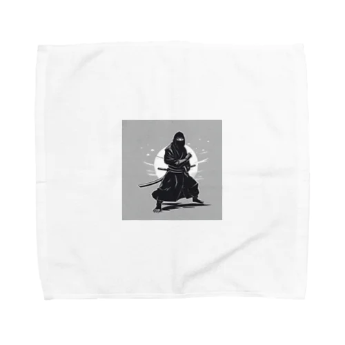 忍者のイラストグッズ Towel Handkerchief