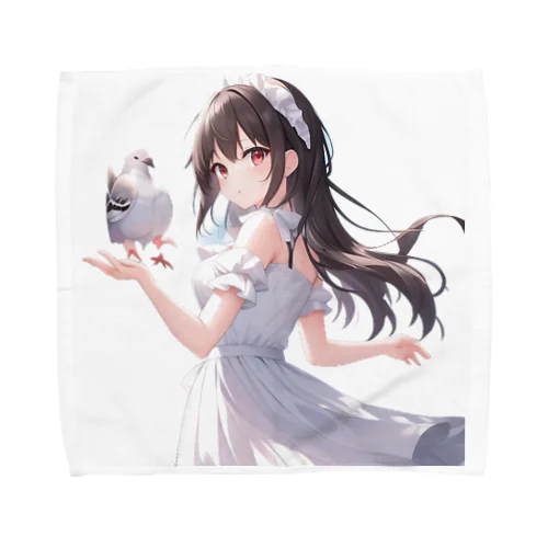 鳥界のアイドル❤️鳩のハトコ様 Towel Handkerchief