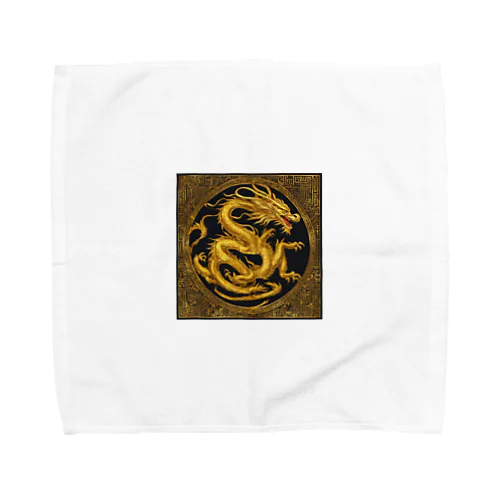 黄金の龍神様 Towel Handkerchief