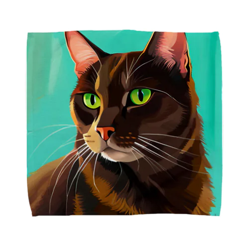 ハバナブラウン Towel Handkerchief
