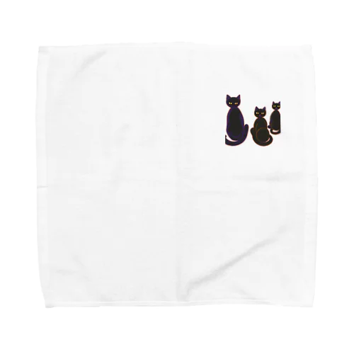 ネコクロ Towel Handkerchief