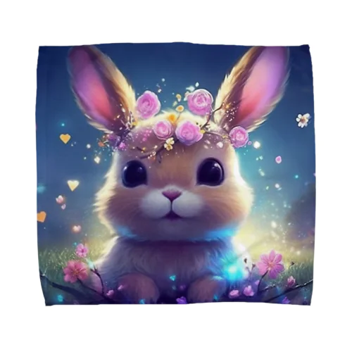 heart rabbit Towel Handkerchief