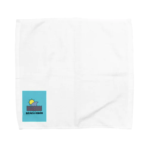 white beach vibesデザイン Towel Handkerchief