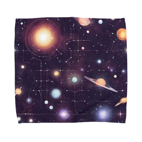 Galaxy Towel Handkerchief