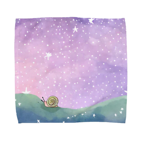 星空とカタツムリシリーズ④⭐ Towel Handkerchief