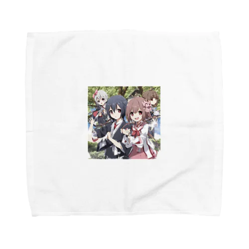 ハイスクール萌え女子 Towel Handkerchief