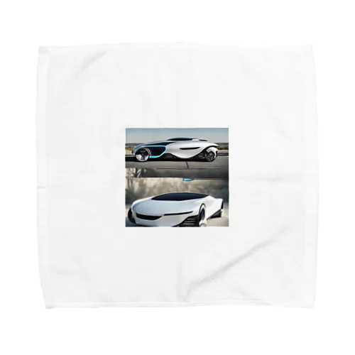 未来カーの写真風グッズ Towel Handkerchief