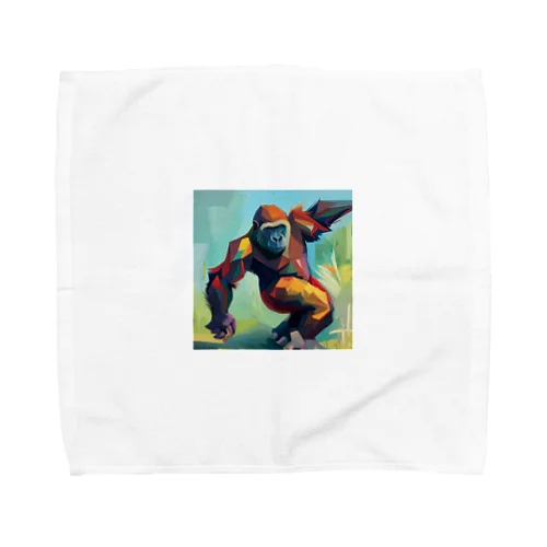 Pose Gorilla Towel Handkerchief