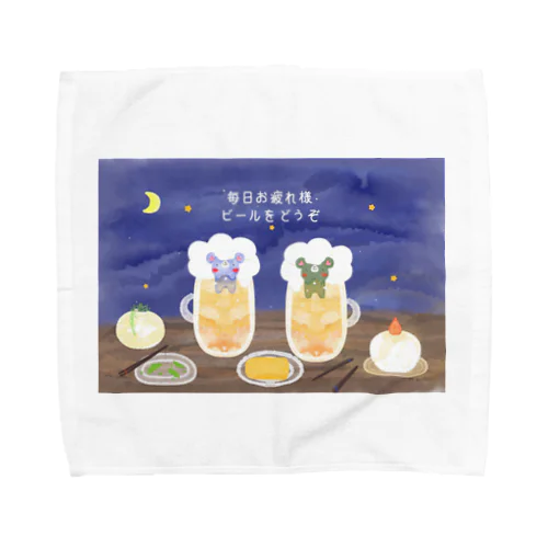 ふぃーゆどぅあんじゅ居酒屋【夜空】 Towel Handkerchief