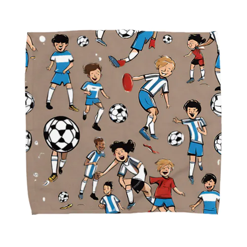 サッカー小僧 Towel Handkerchief