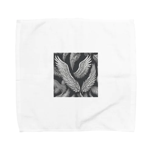 幻想的な天使の羽根 Towel Handkerchief