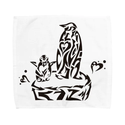 ペンギンの親子 Towel Handkerchief
