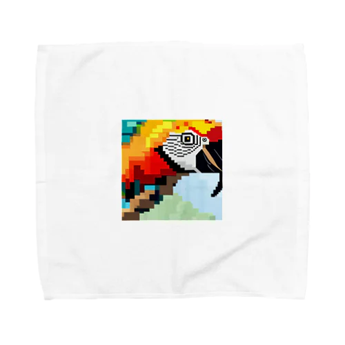 ドット絵のオウム Towel Handkerchief