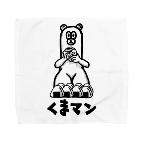 くまマンA Towel Handkerchief