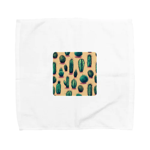 サボテンカーニバル Towel Handkerchief