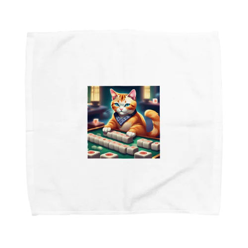 麻雀猫 Towel Handkerchief