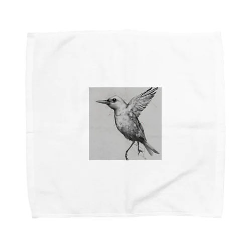 羽ばたく鳥 Towel Handkerchief