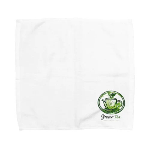 癒しのグリーンティー Towel Handkerchief