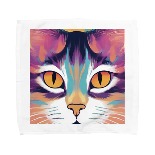 アートな猫 Towel Handkerchief