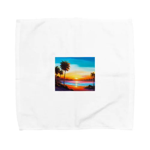 癒しのビーチ Towel Handkerchief