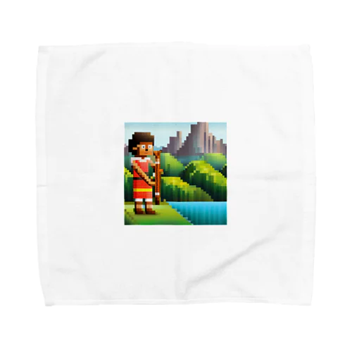 ドット絵のディジュリドゥ Towel Handkerchief