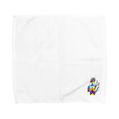 塔と宝箱 Towel Handkerchief