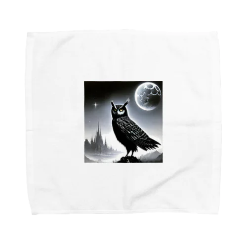 夜の月 Towel Handkerchief