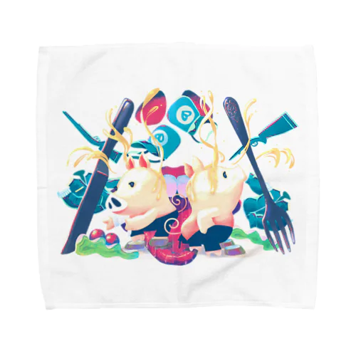 せっかちな料理店 Towel Handkerchief