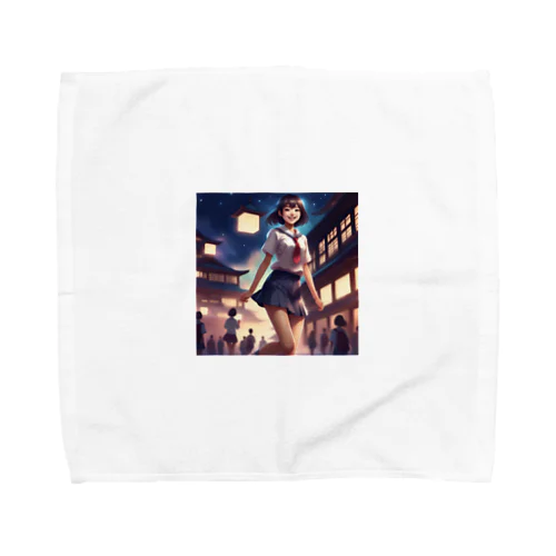 幻想的な美脚女性 Towel Handkerchief