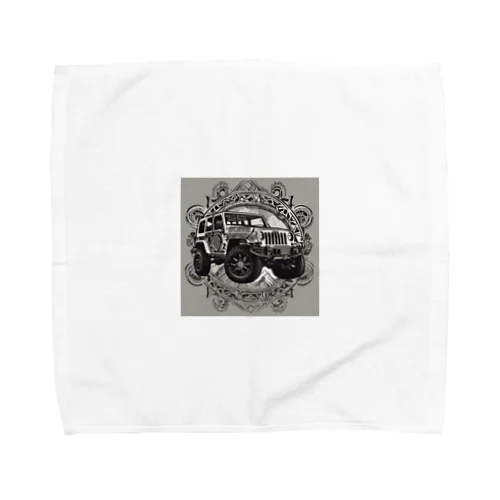 トライバル　ジープ1 Towel Handkerchief