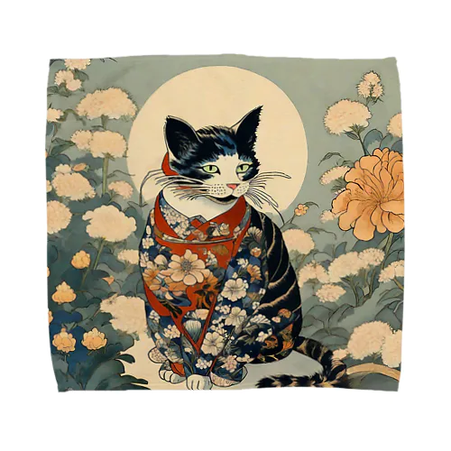 花魅猫 Towel Handkerchief