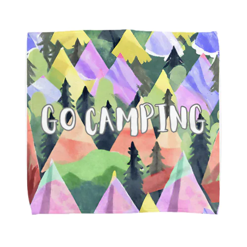 カラフルテントでGO CAMPING 2 Towel Handkerchief