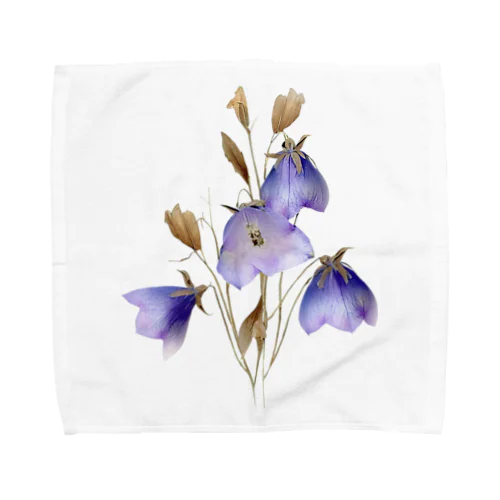 キキョウ Chinese bellflower Towel Handkerchief