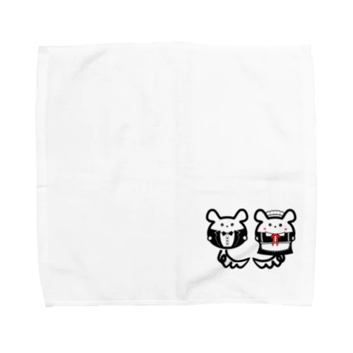 チラッと正装チンチラ Towel Handkerchief