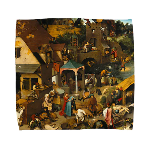 ネーデルラントの諺 / Netherlandish Proverbs Towel Handkerchief