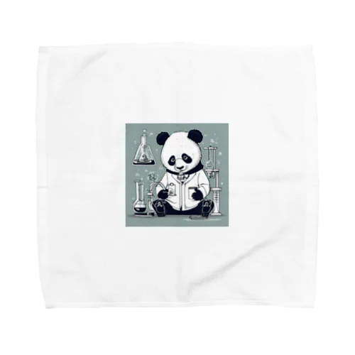 派遣パンダ(科学者ver.) Towel Handkerchief