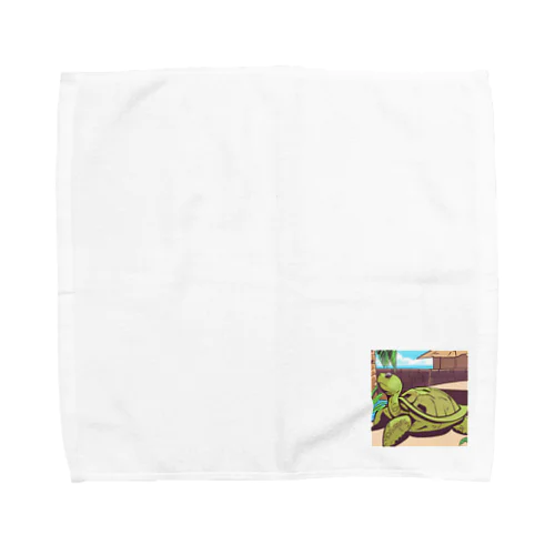 幸運のカメ Towel Handkerchief