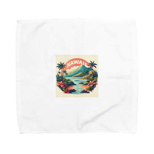 HAWAII　ハワイの魅力的なイラスト Towel Handkerchief