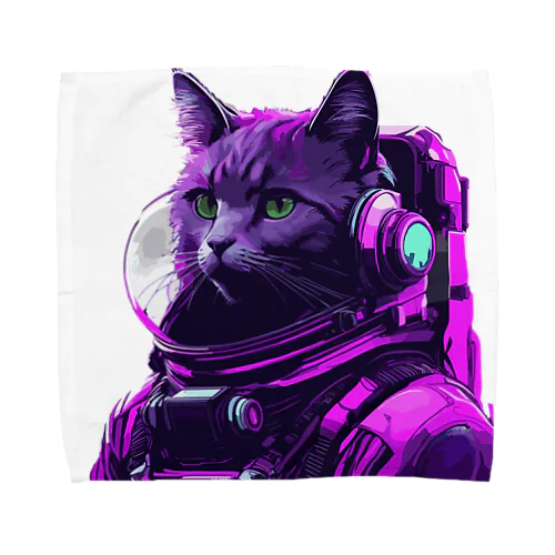 宇宙飛行士ねこ Towel Handkerchief